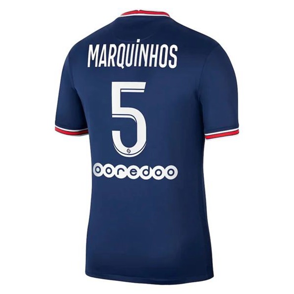 Paris Saint Germain PSG Marquinhos 5 Home Soccer Jersey 2021 2022 | new ...